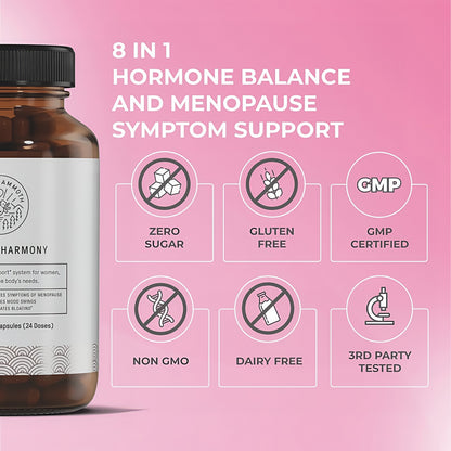 Happy Mammoth Meno Daily Menopause Vitamins for Women 72 Caps