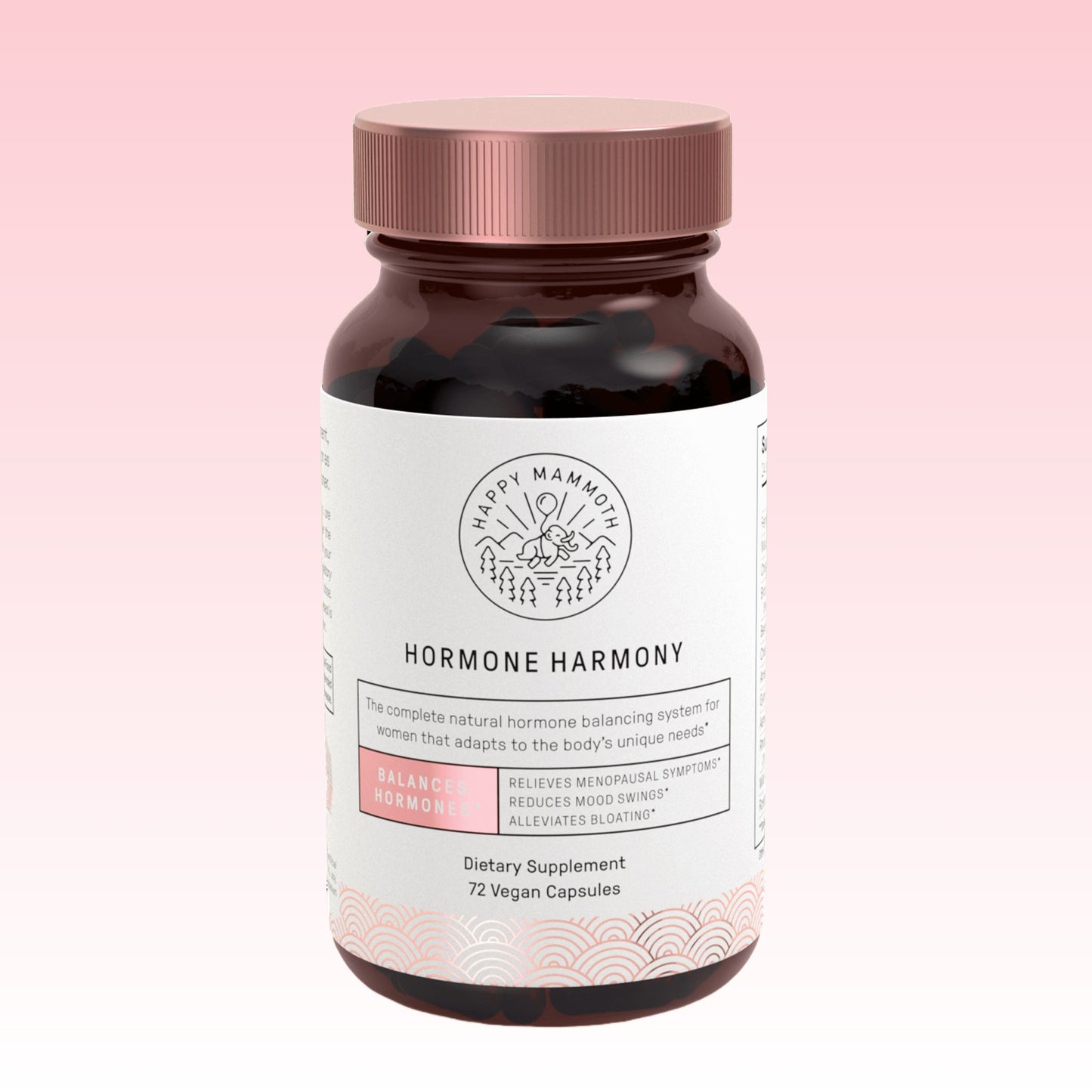 Happy Mammoth Meno Daily Menopause Vitamins for Women 72 Caps